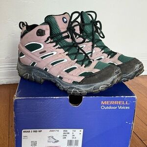Outdoor Voice x Merrell Moab Mid Hiking Boot - W 7.5